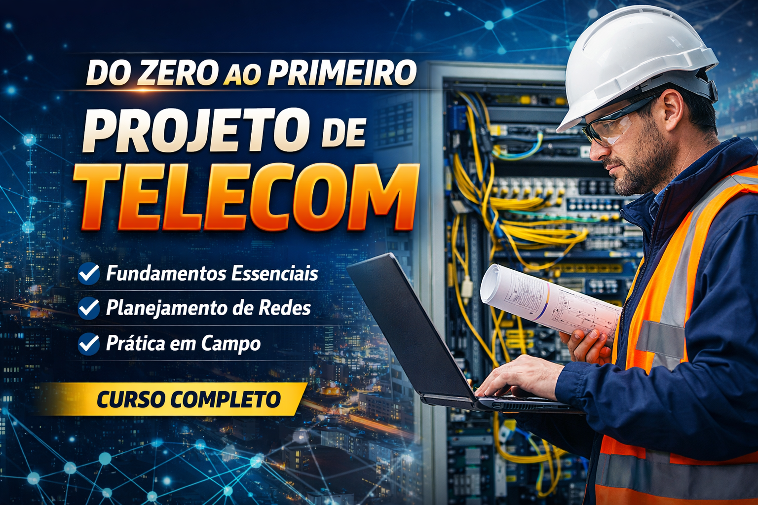 Do Zero ao Primeiro Projeto de Telecom | Hotmart