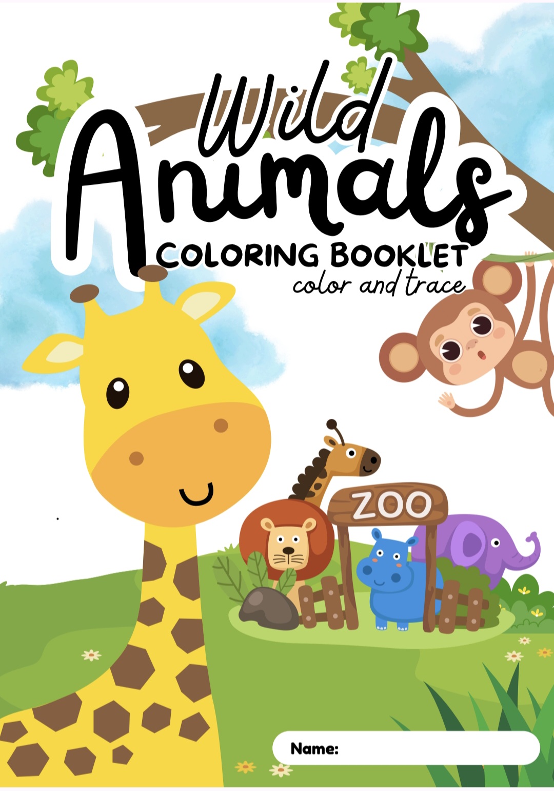 Libro de animales para colorear | Hotmart