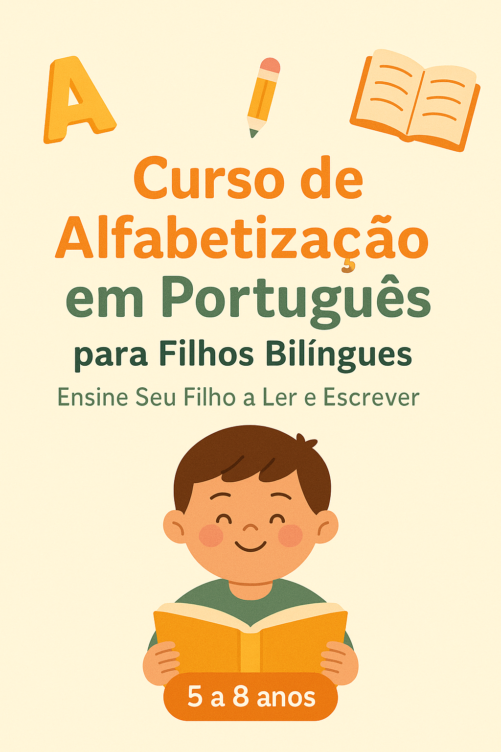 E-Book de Alfabetização em Português para Filhos Bilíngues no Exterior