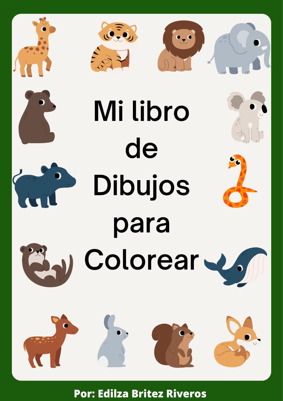 MI LIBRO DE DIBUJOS PARA COLOREAR - EDILZA BRITEZ | Hotmart
