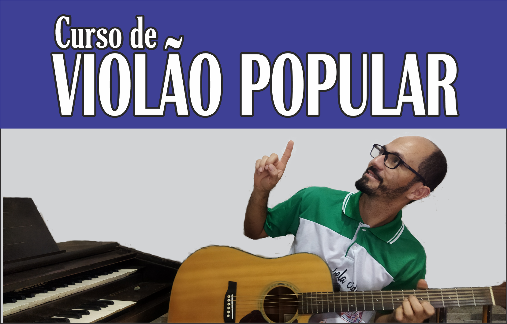 Imagem de capa para o Curso online Curso de Violão Popular 