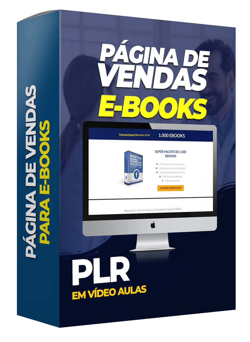 Imagem de capa para o Curso online Criando Pagina De Vendas Para E-BOOK