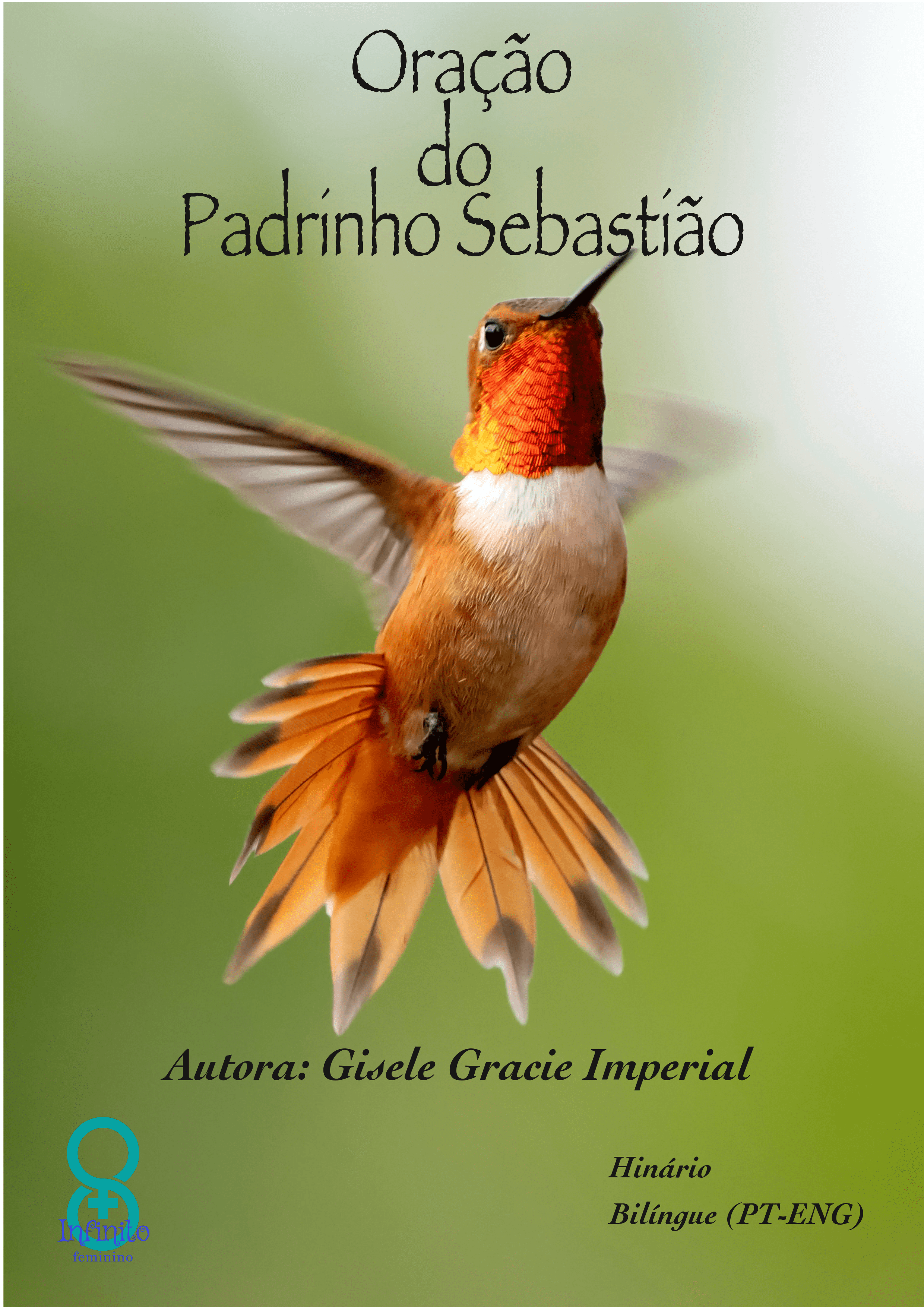 Imagem de capa para o Ebook Hinário Oração do Padrinho Sebastião * em Português 🇧🇷 e Inglês 🇬🇧
