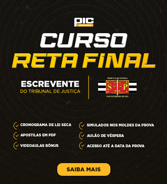 Curso Reta Final Escrevente TJSP 2024