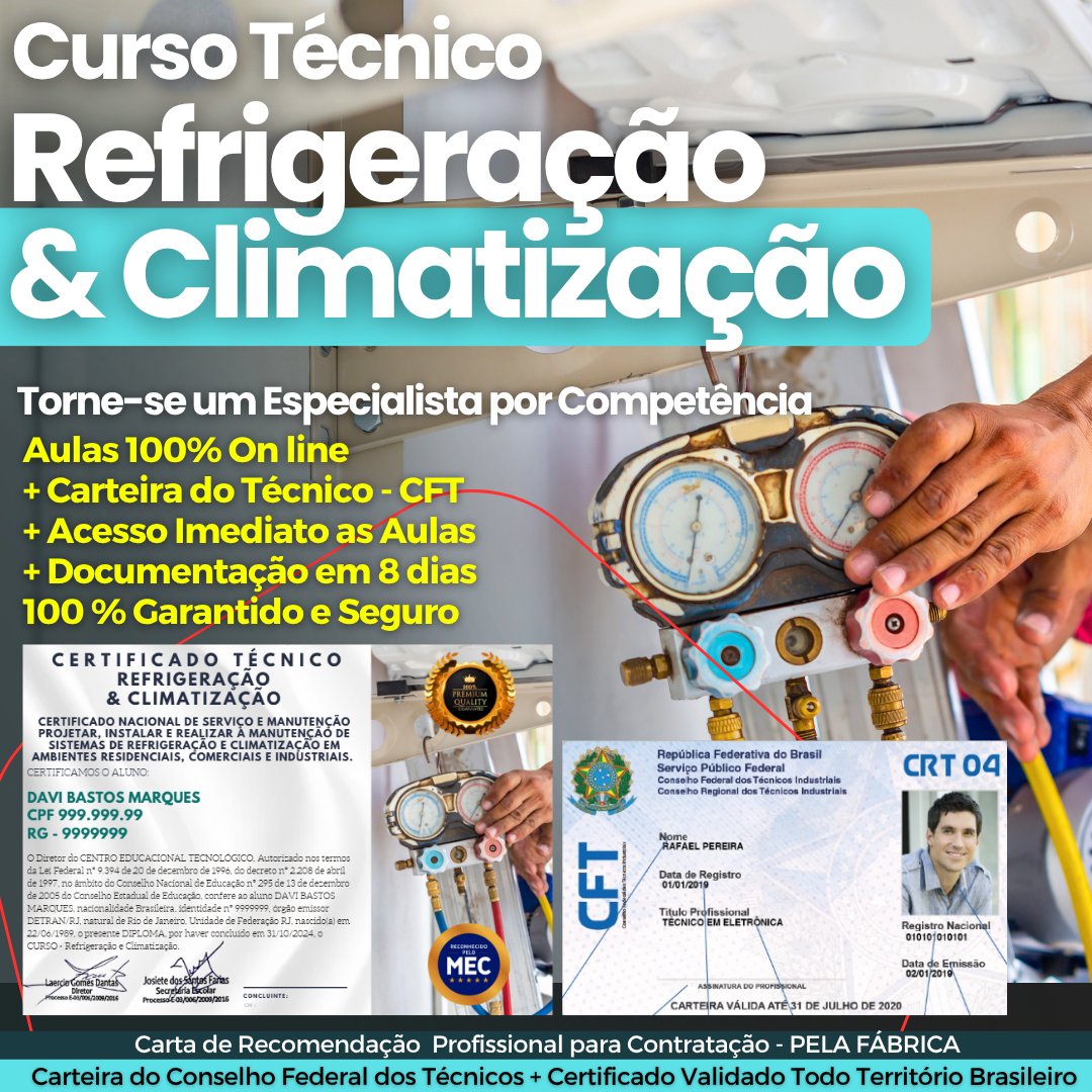 Curso Técnico de Refrigeração e Climatização por Competência (Video...