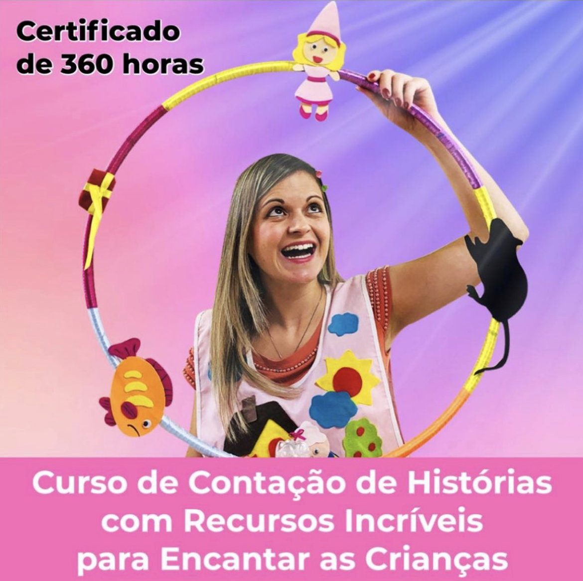 Curso COMPLETO de Contação de Histórias (Certificado de 360 horas)