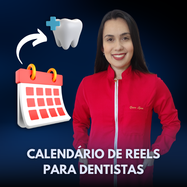 Calendário de Posts para Odontologia Quésia Leonia Grupo Artes Hotmart