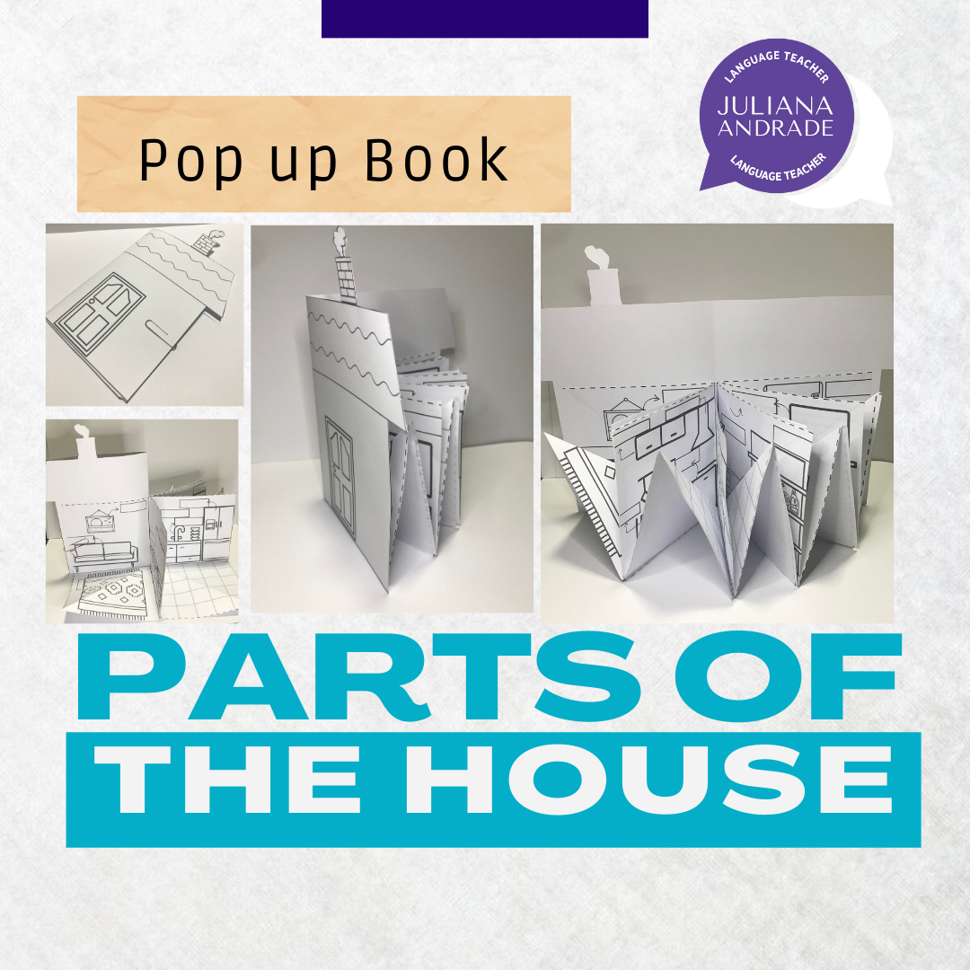 POP UP BOOK PARTS OF THE HOUSE Juliana Andrade English teacher