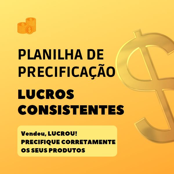 Planilha de Precificação LUCROS CONSISTENTES