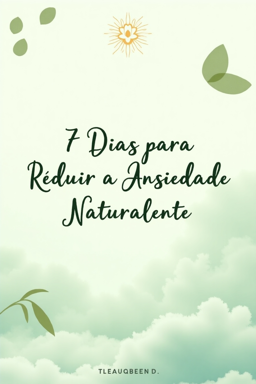7 dias para reduzir ansiedade naturalmente - ELIAS ALMEIDA | Hotmart