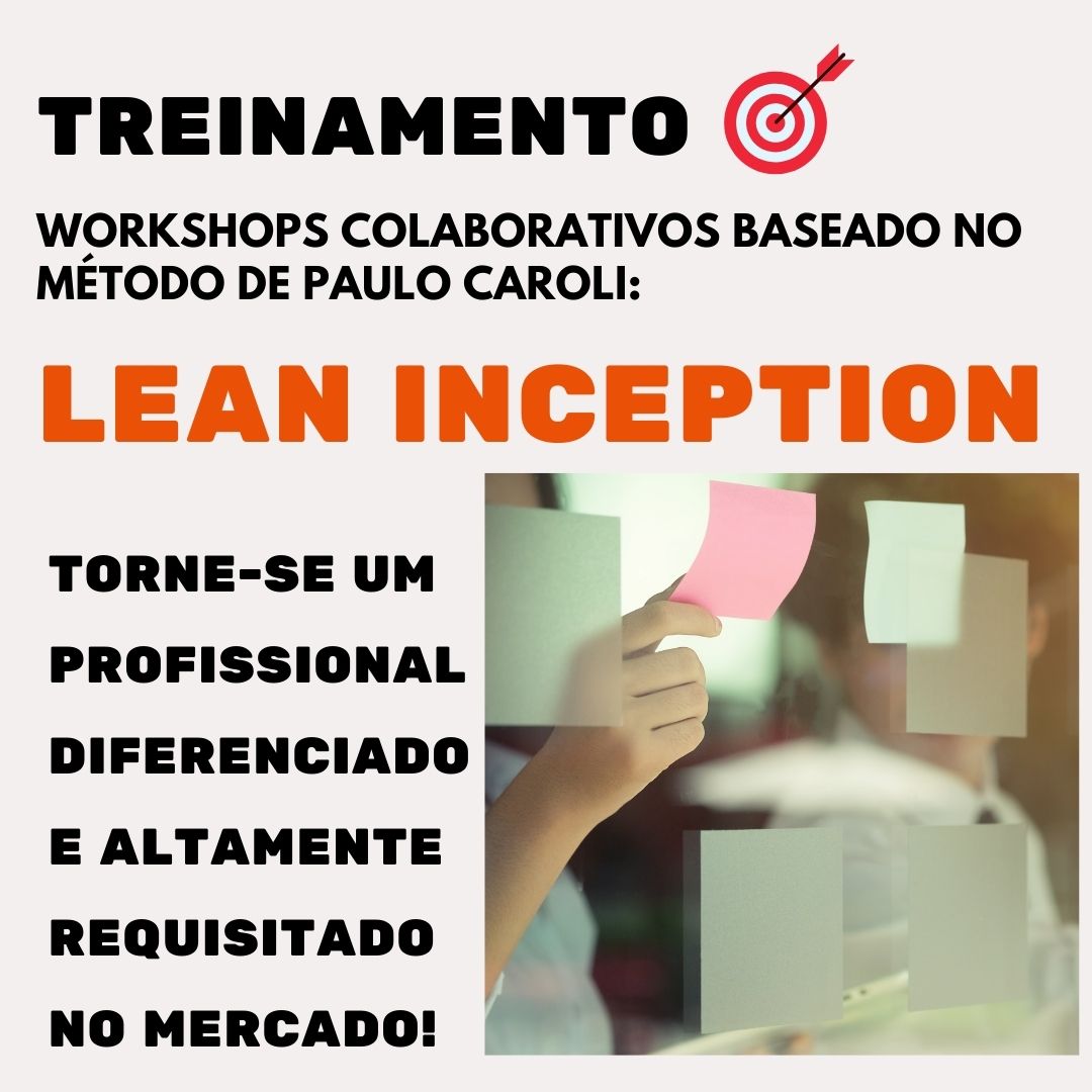 Imagem de capa para o Curso online Treinamento em Lean Inception