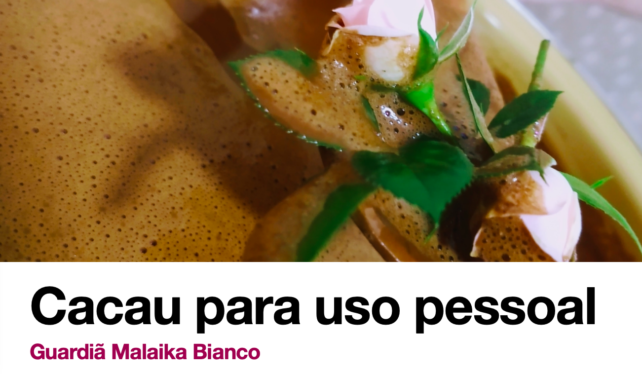 Imagem de capa para o Ebook Ebook- Cacau para uso pessoal