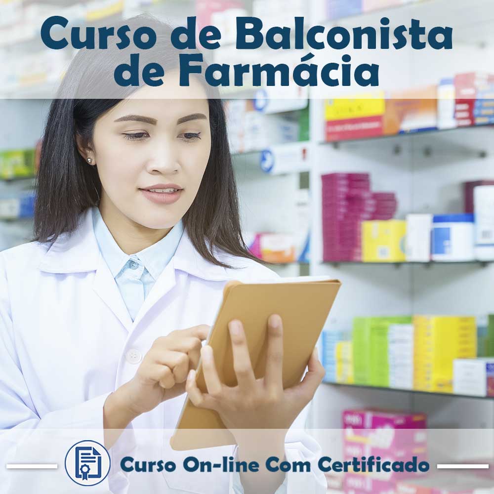 Curso online de como ser Balconista de Farmácia