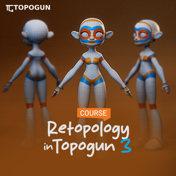 Retopology in Topogun 3