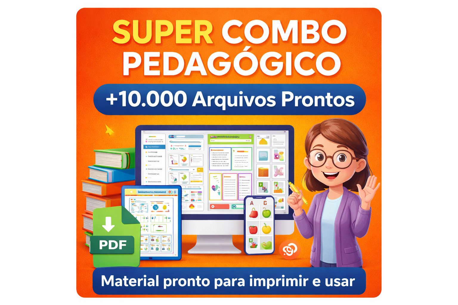 Super Combo Pedagógico – +10.000 Arquivos Prontos | Hotmart