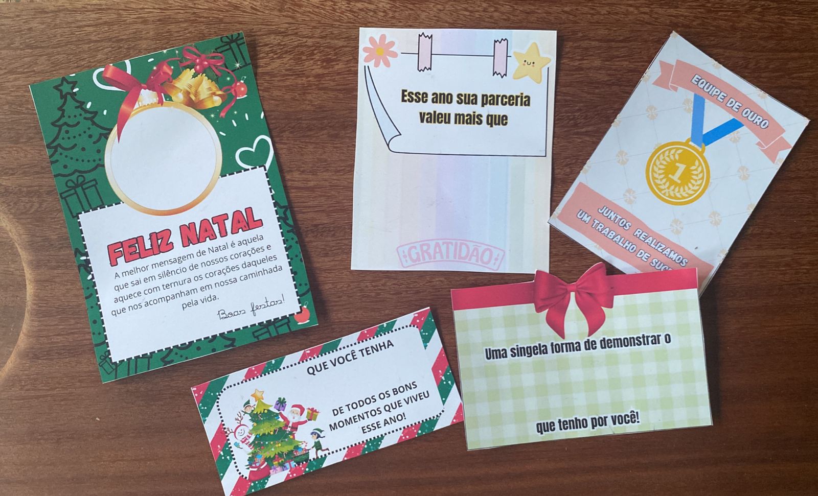 Kit cartãozinhos para lembrancinha - Espaço Pedagógico Encantar