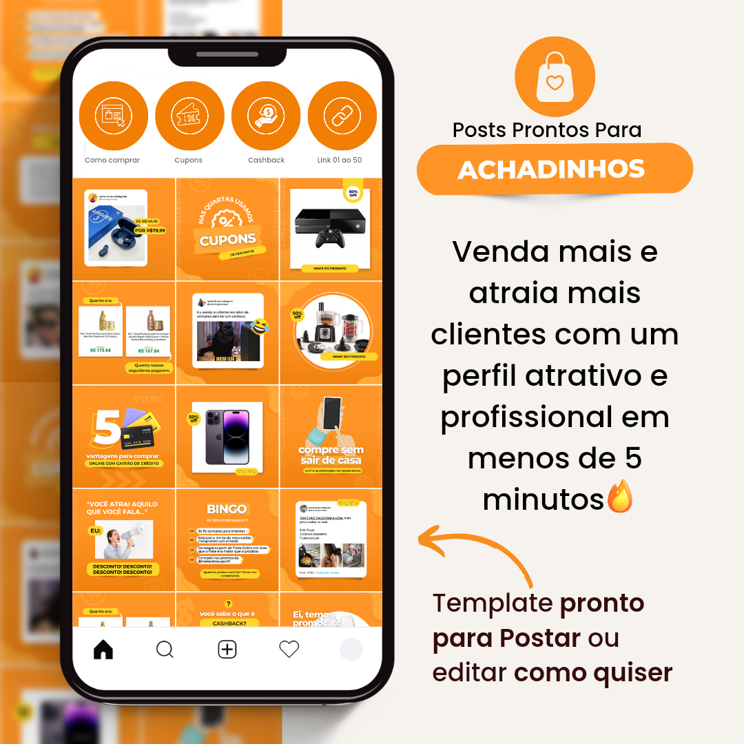 Pack Canva Achadinhos e Promoções - Milene Mendes da Silva | Hotmart