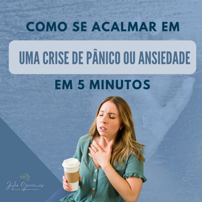 Como parar uma crise de pânico ou crise de ansiedade em 5 minutos!