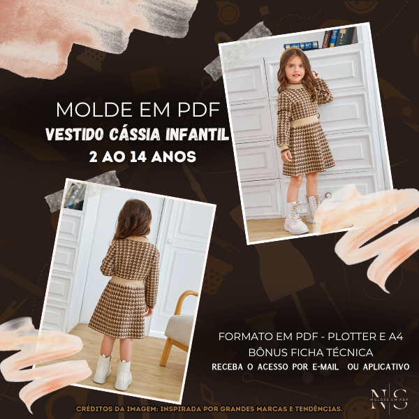 Imagem de capa para o Curso online ✨[Molde em PDF] - Vestido Cássia Infantil ID 3673606