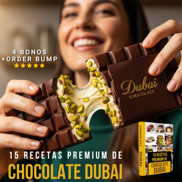 15 RECETAS PREMIUM DE CHOCOLATE DUBAI