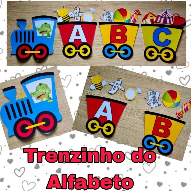 Trenzinho Alfabeto - Vivi Art Pedagógica | Hotmart
