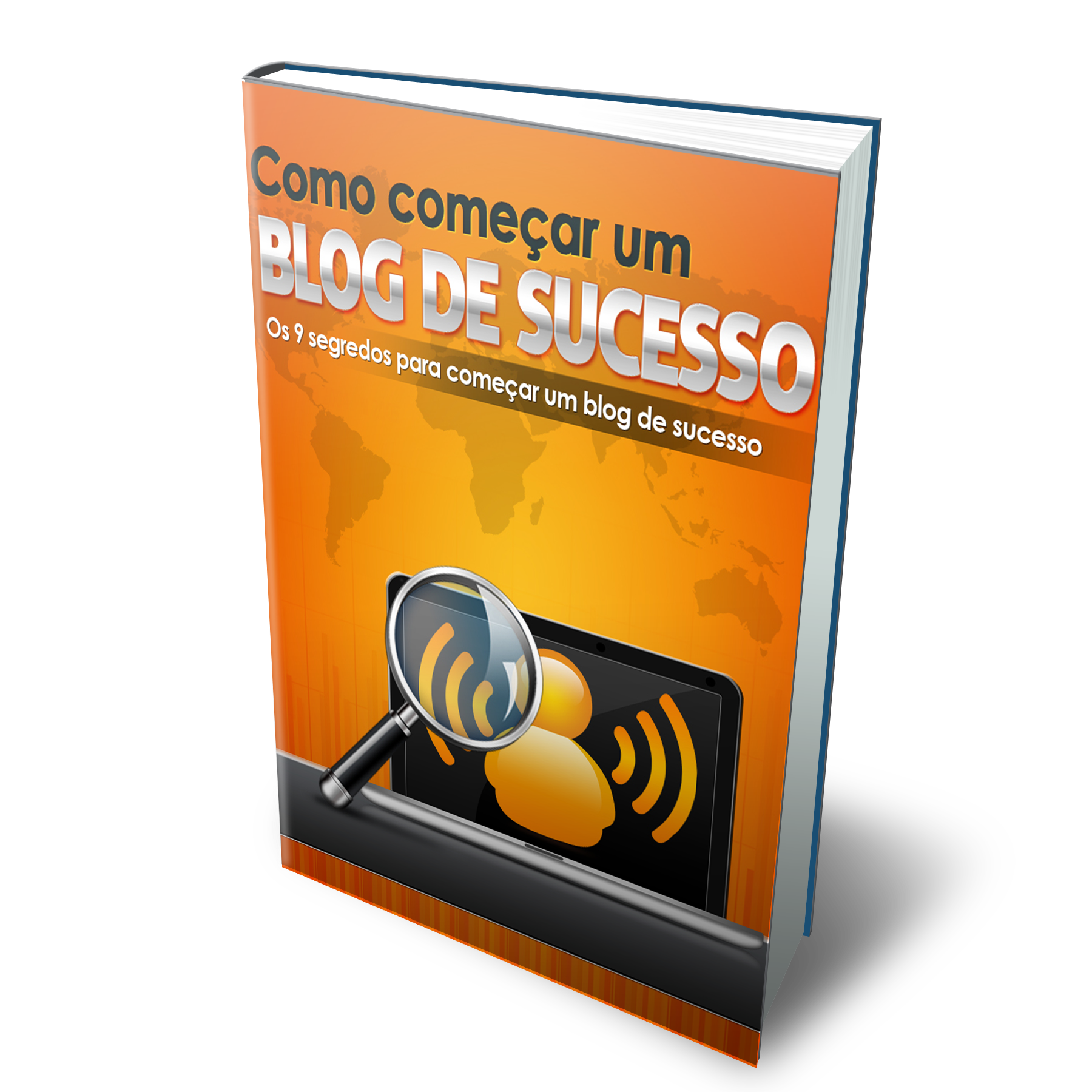 Imagem de capa para o Ebook Como criar um blog de sucesso