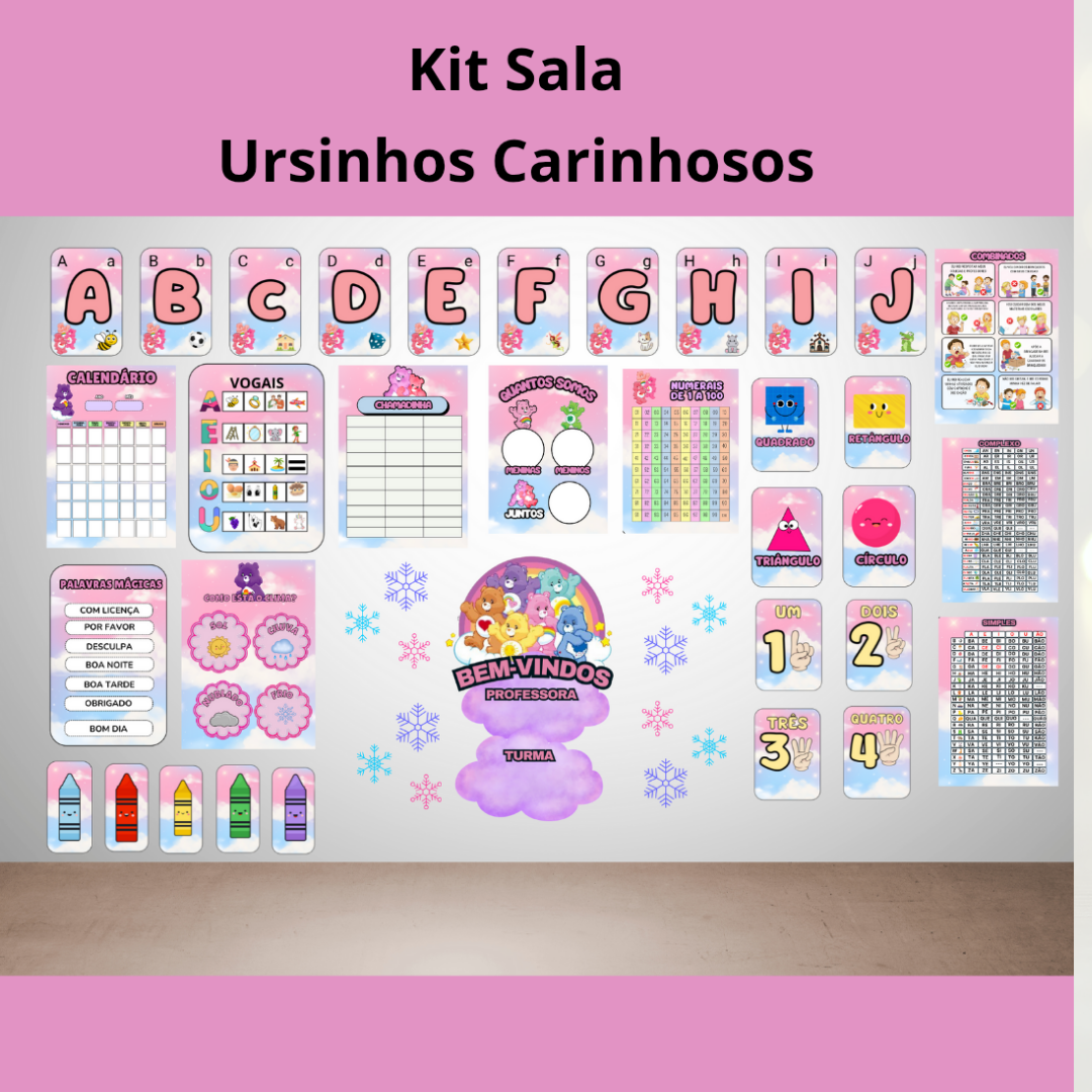 Kit Sala "Ursinhos Carinhosos" ❤️