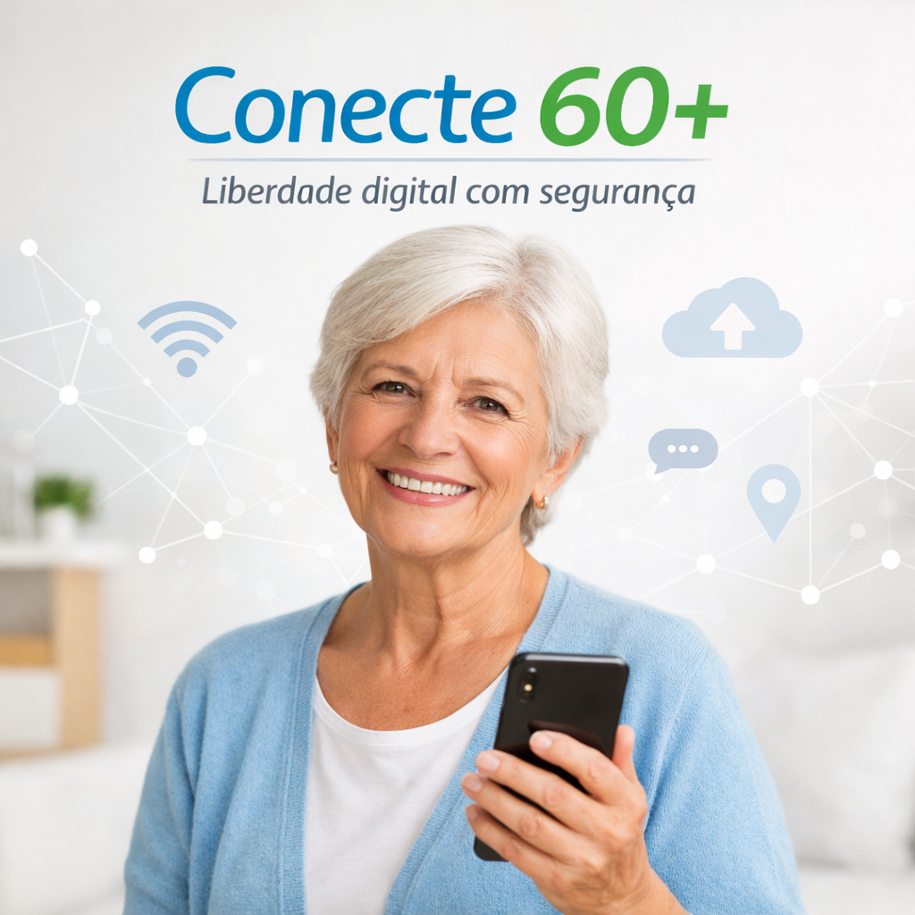 Conecte 60 + - Curso de Celular para a Terceira Idade: Liberdade Di...