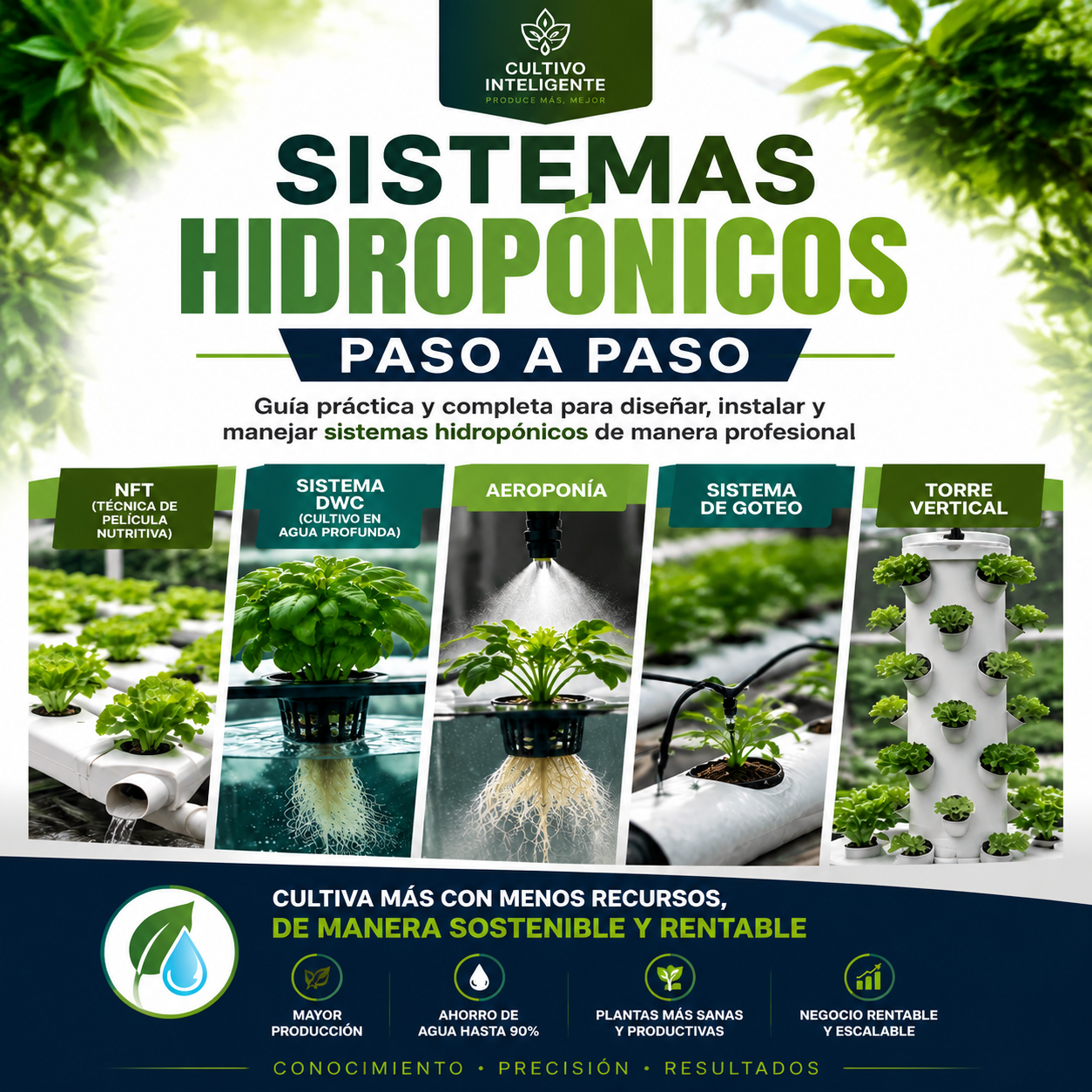 Sistemas Hidropónicos Paso a Paso