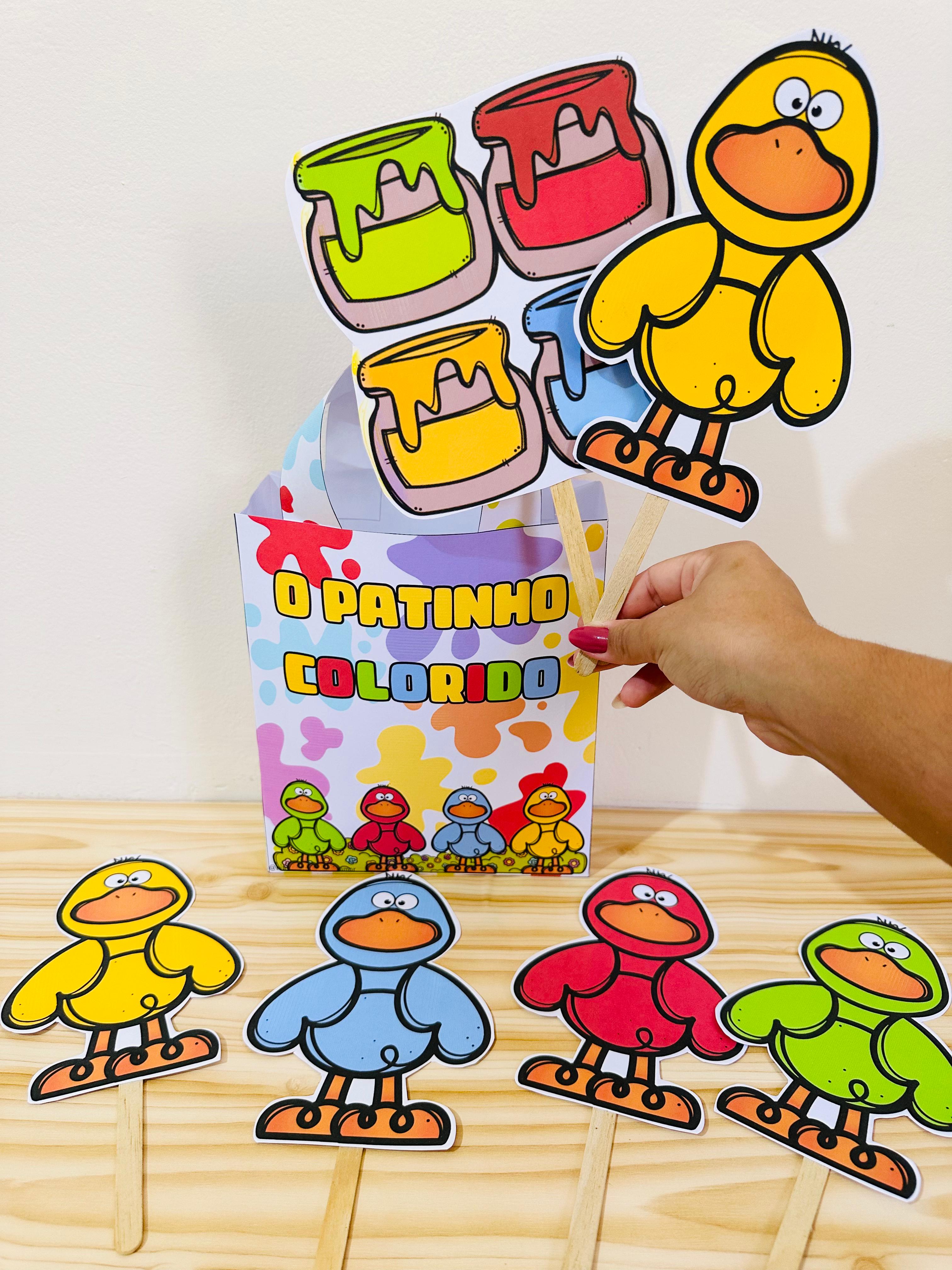 SACOLA MUSICAL - PATINHO COLORIDO thumbnail