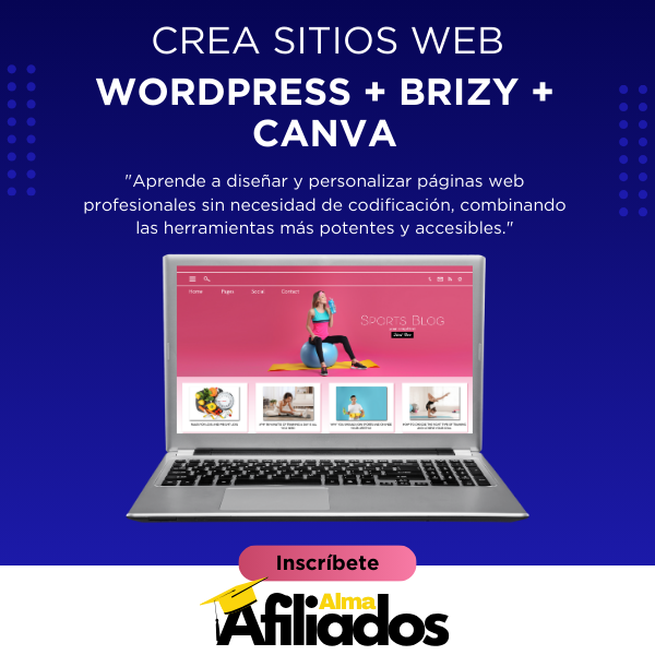 ▶CREA SITIOS WEB CON WORDPRESS, BRIZY Y CANVA