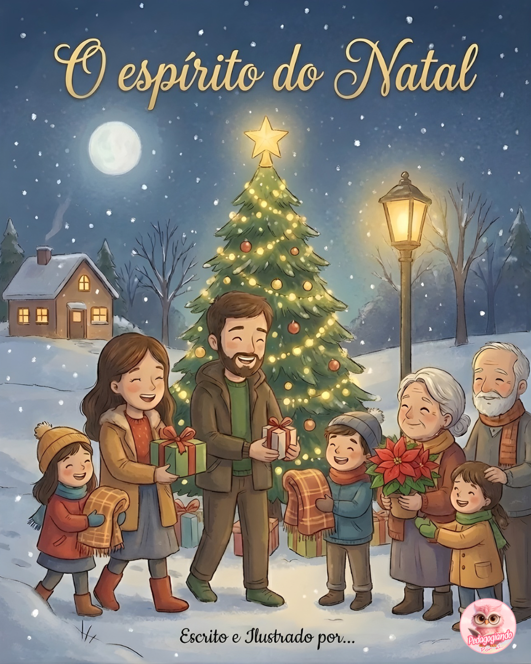 Poema Ilustrado – O Espírito do Natal - Any Karoline Benites Silva...