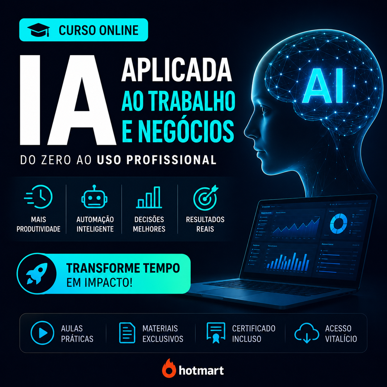 Curso Completo — Inteligência Artificial (IA) e IA Generativa Aplic...