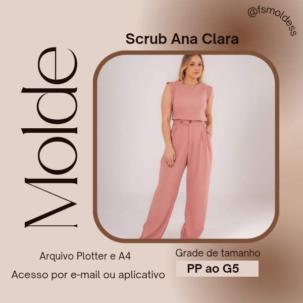 Molde Scrub Ana Clara