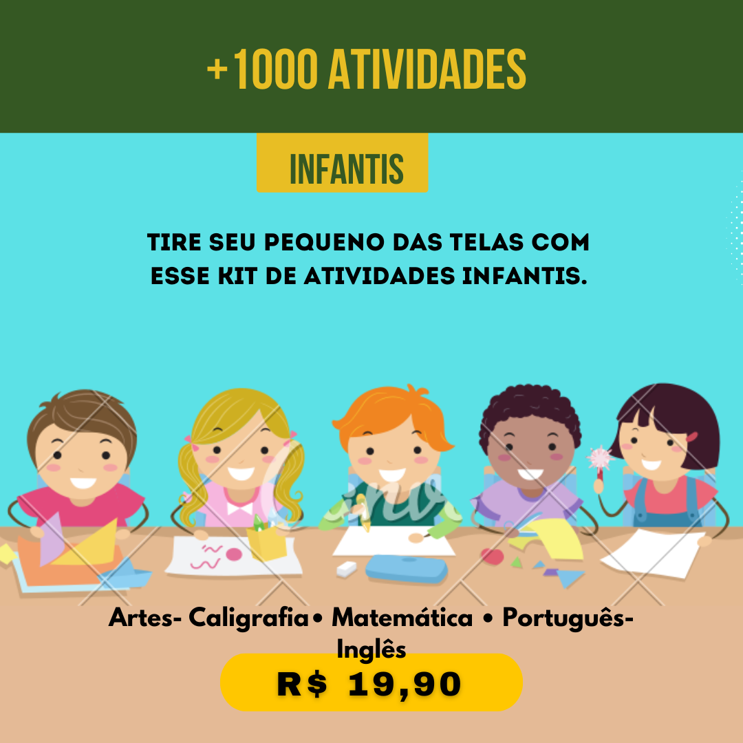 Atividades Infantis + de 1000 - luiza katia | Hotmart
