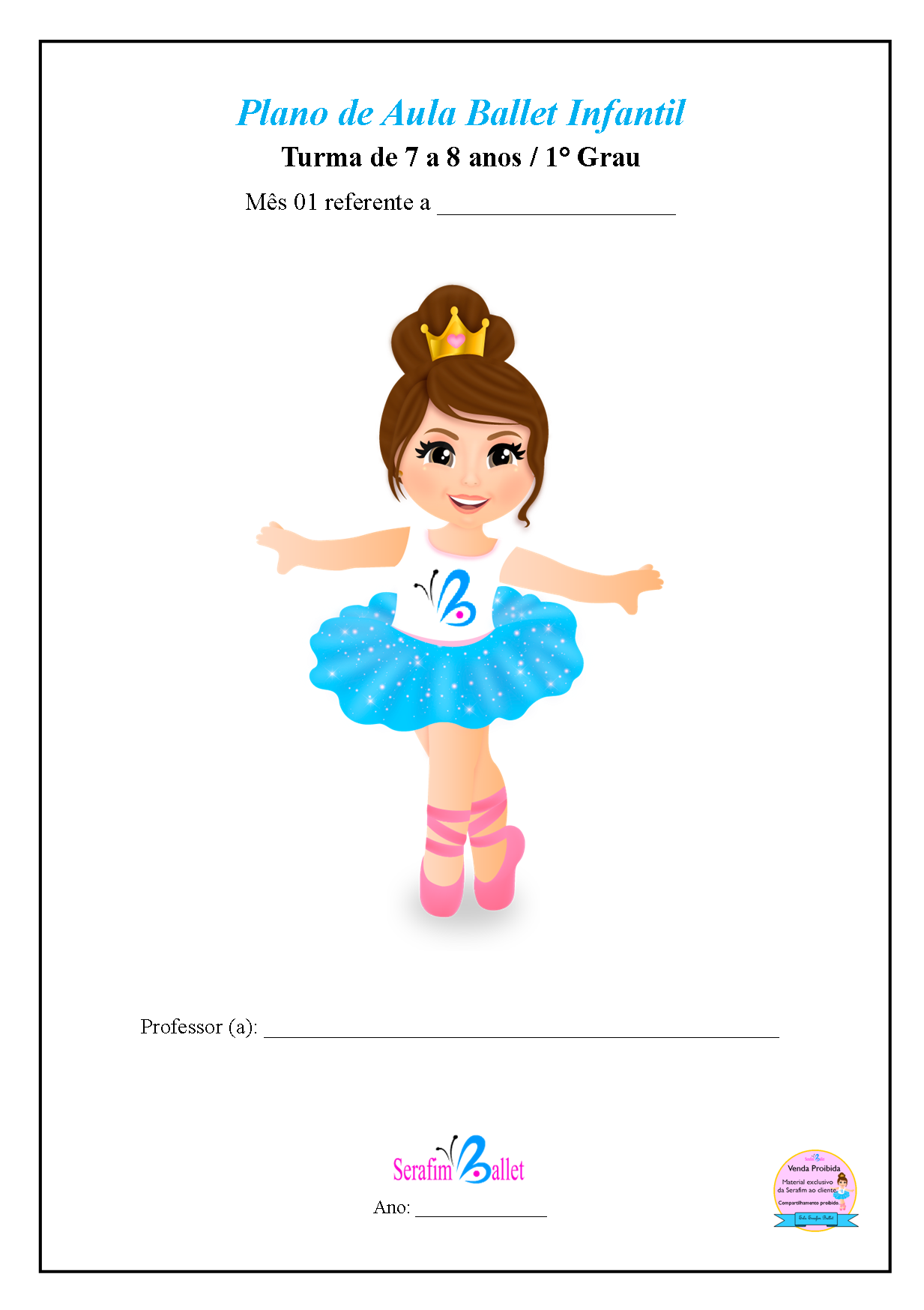 Kit Planos de Aula Ballet Infantil
