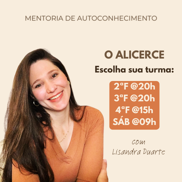 Mentoria de Autoconhecimento - O ALICERCE
