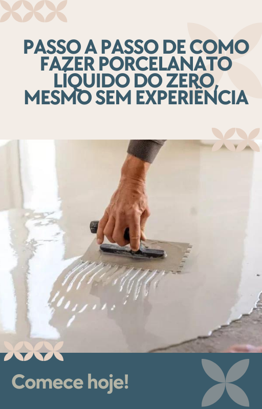 Porcelanato Líquido Do Zero, Passo a Passo De Como Fazer Mesmo Sem ...