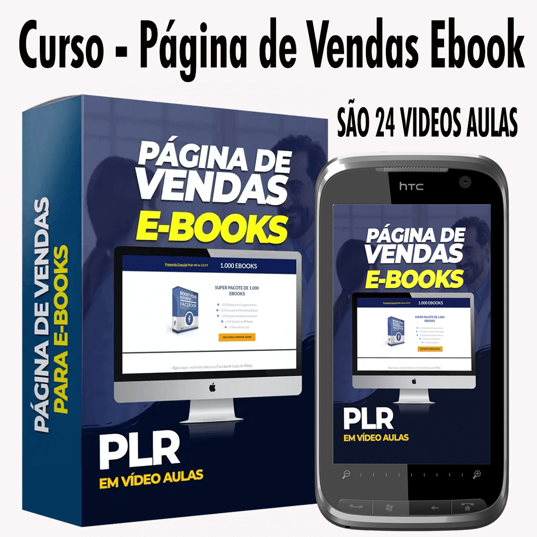CURSO CRIAÇÃO PAGINA DE VENDAS PARA EBOOK