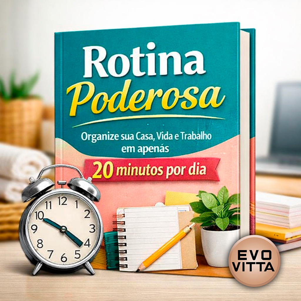 Rotina Poderosa: Organize sua Casa, Vida e Trabalho em Apenas 20 Mi...