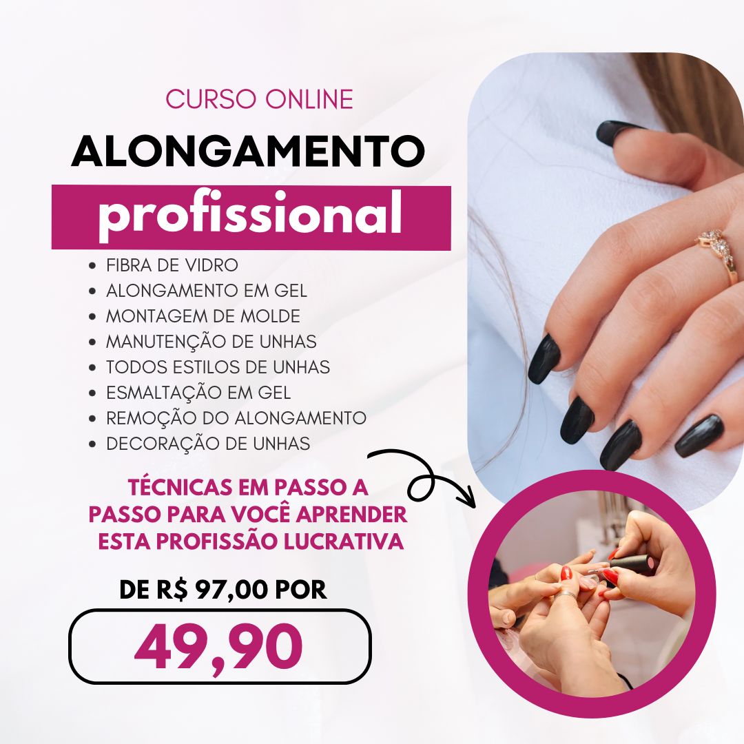 Curso de alongamento de unhas - Vitória Marques | Hotmart