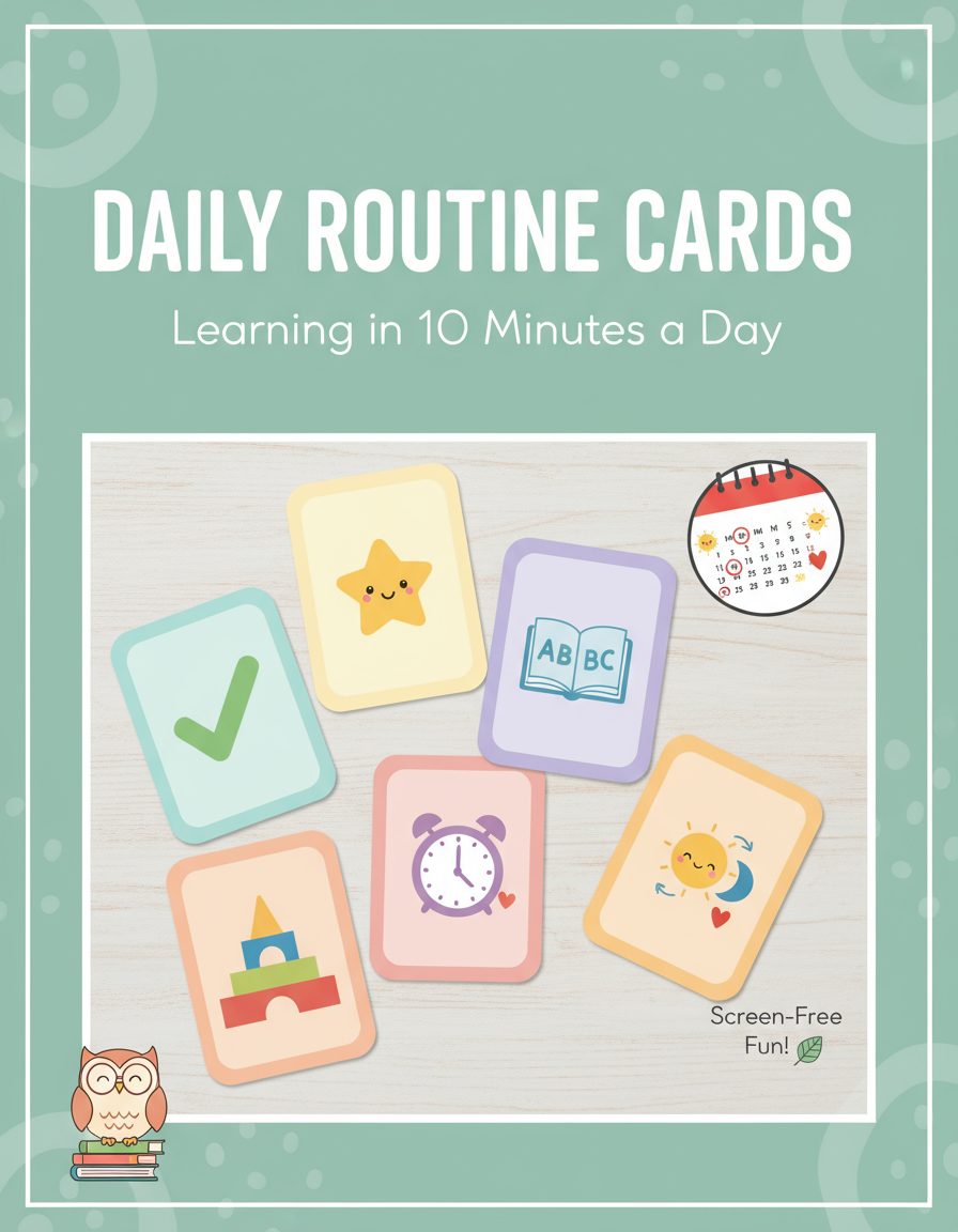 Daily Routine Cards – 10-Minute Learning Habits