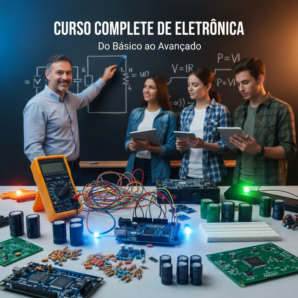 Curso de eletrônica. Conhecendo todos os componentes, como identifi...
