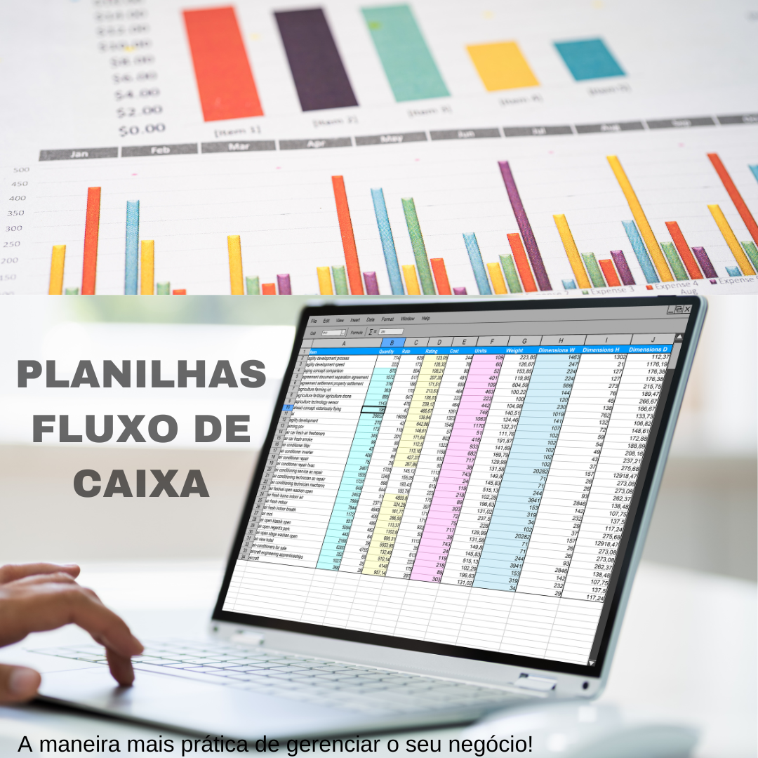 Imagem de capa para o Ebook Planilhas para CONTROLE GERAL do empreendedor