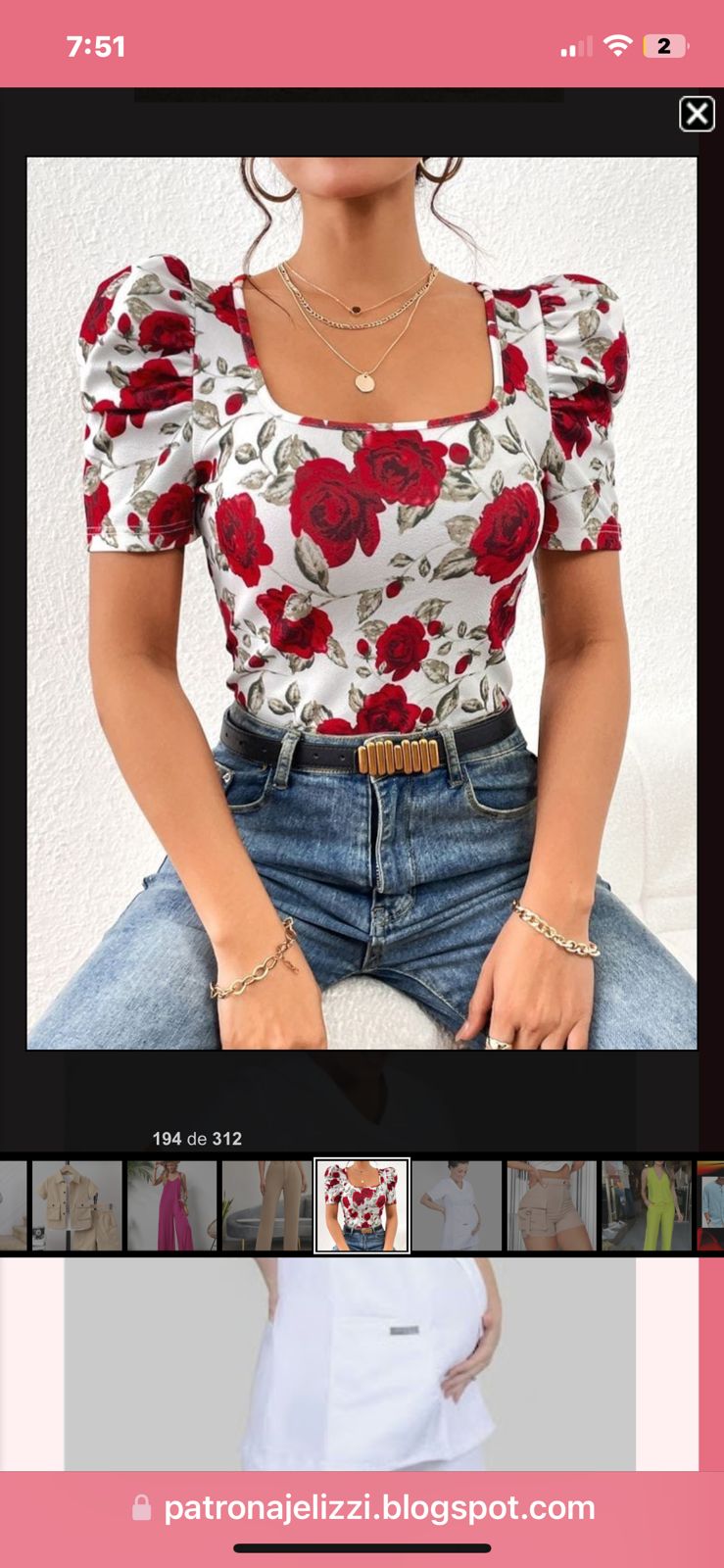 Blusa de flor