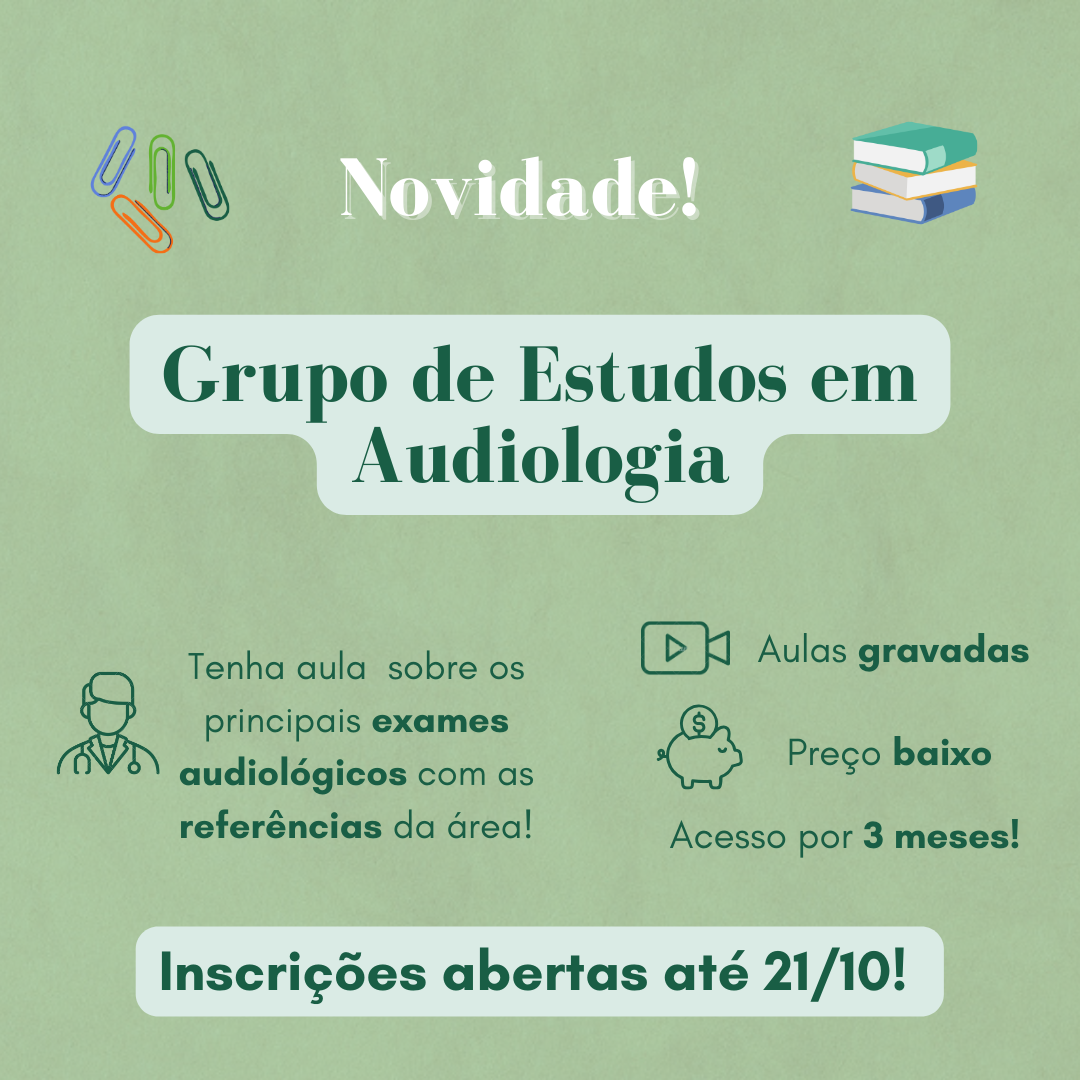 òptica & Audiologia Universitària Grupo de Estudos em Audiologia - Liga de Audiologia FMUSP | Hotmart