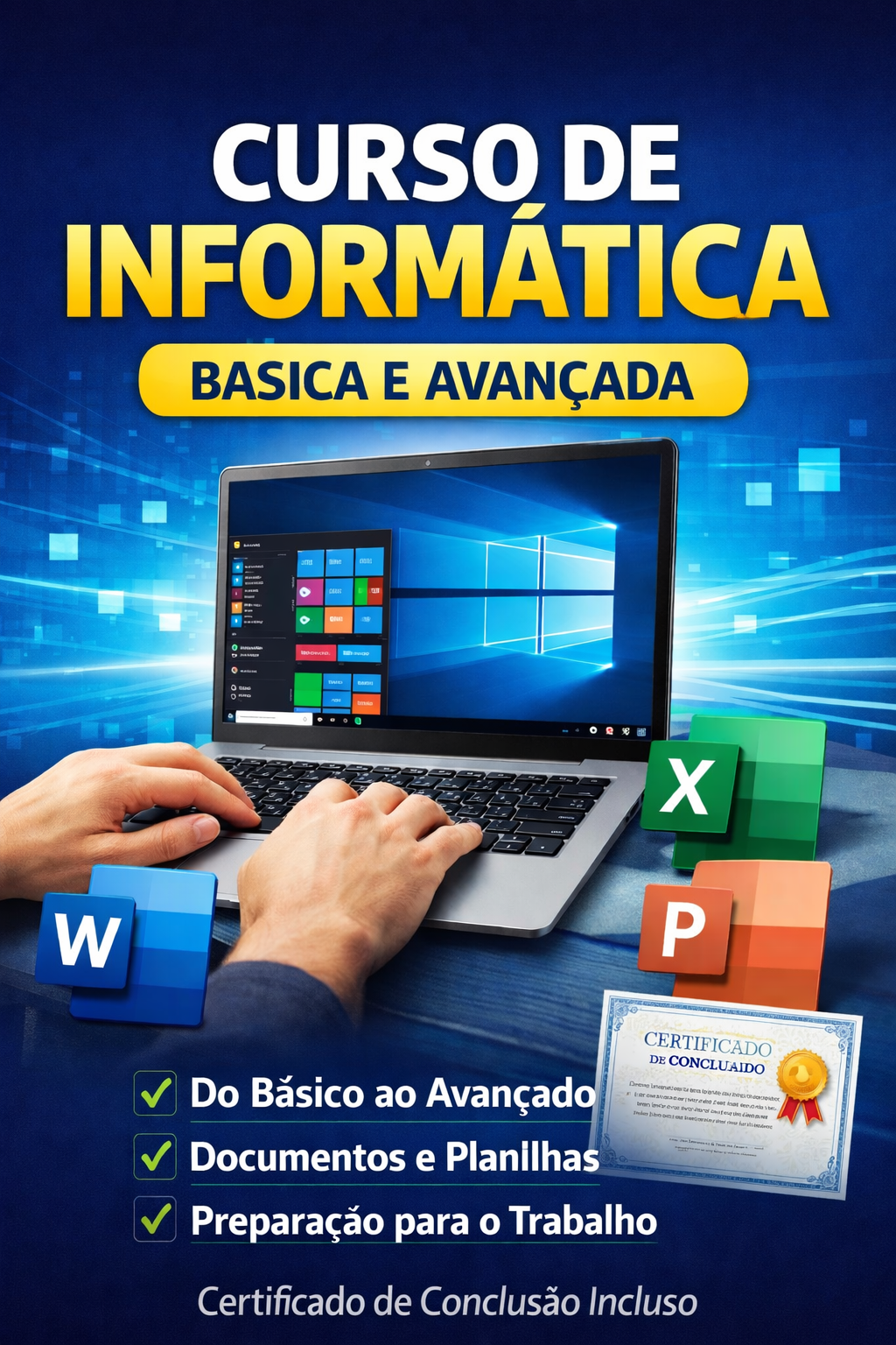 💻 Curso Completo de Informática Básica e Avançada - CheffTof | Hot...