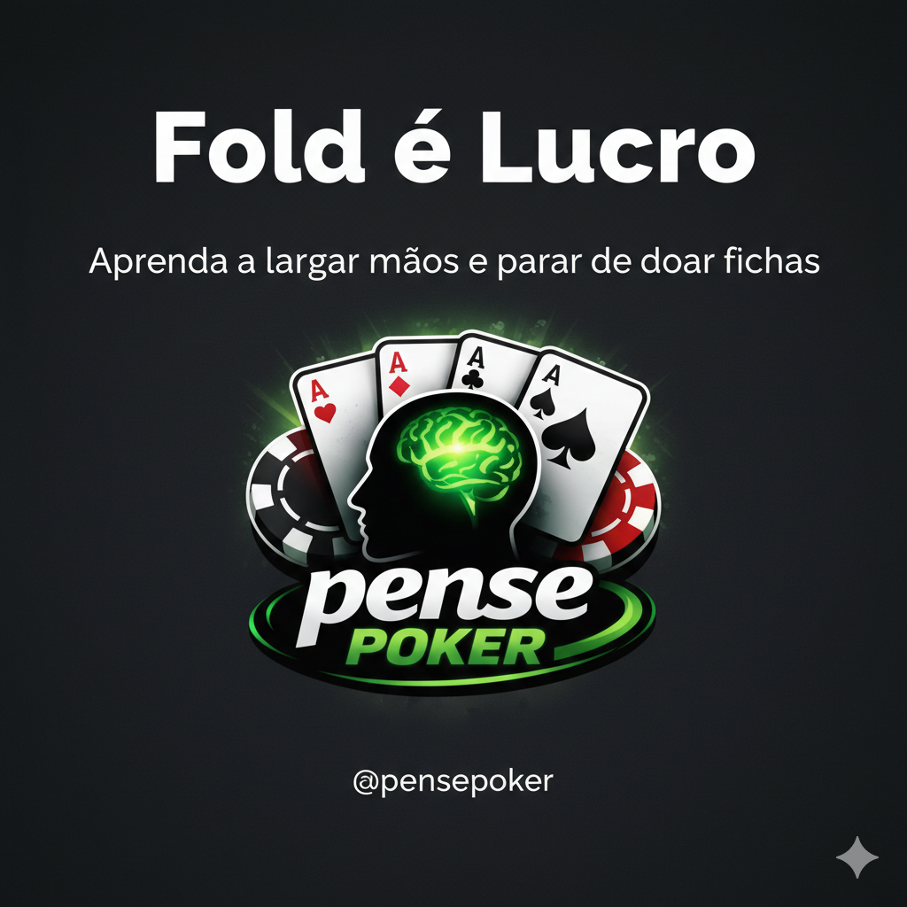 Fold é Lucro - Aprenda a largar mãos e parar de doar fichas