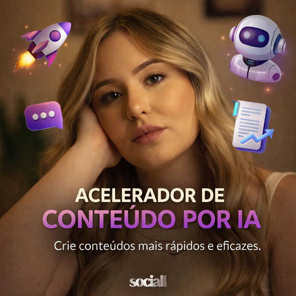 ACELERADOR DE CONTEÚDO COM IA - MF Produtos Digitais | Hotmart