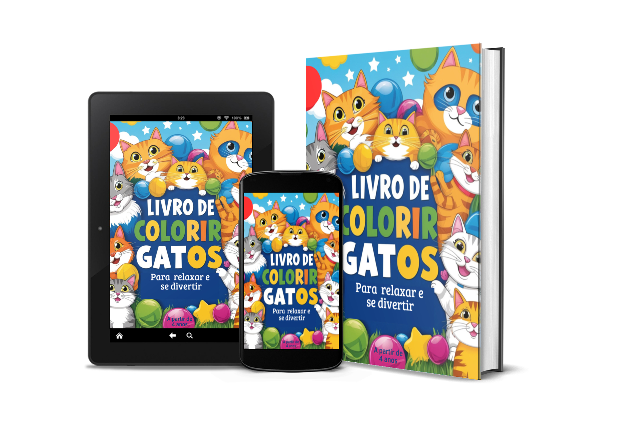 LIVRO DE COLORIR - Gatos - JOSE LUIZ CURY | Hotmart